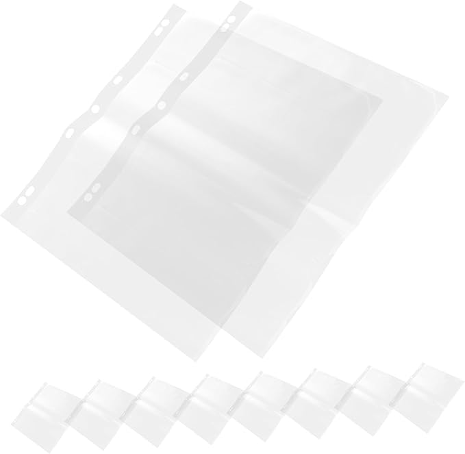 10pcs Negative Film Sleeves Archival Document Pouches for Photo Storage Dustproof Bags for Collecting and Protecting Important Negatives