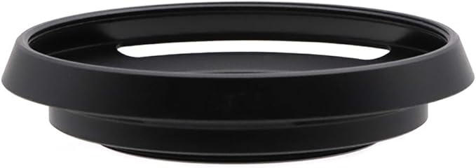 40.5mm Hollow Lens Hood 40.5mm Screw in Curved Vented Lens Hood 40.5mm Metal Lens Hood for 40.5mm Lens Hood Wide(Black)
