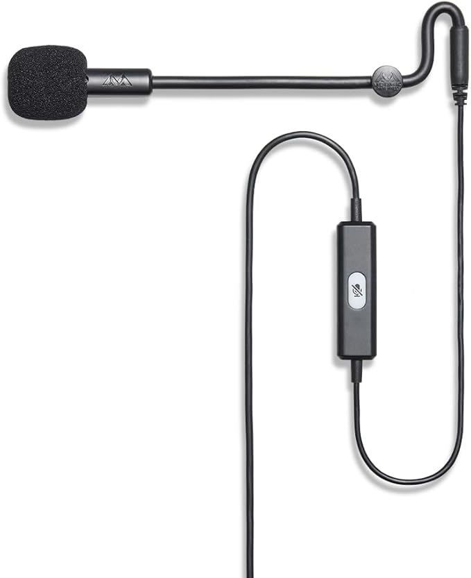Antlion Audio ModMic USB 2 Attachable Noise-Cancelling Microphone with Mute Switch Compatible with PC, PlayStation, and More.