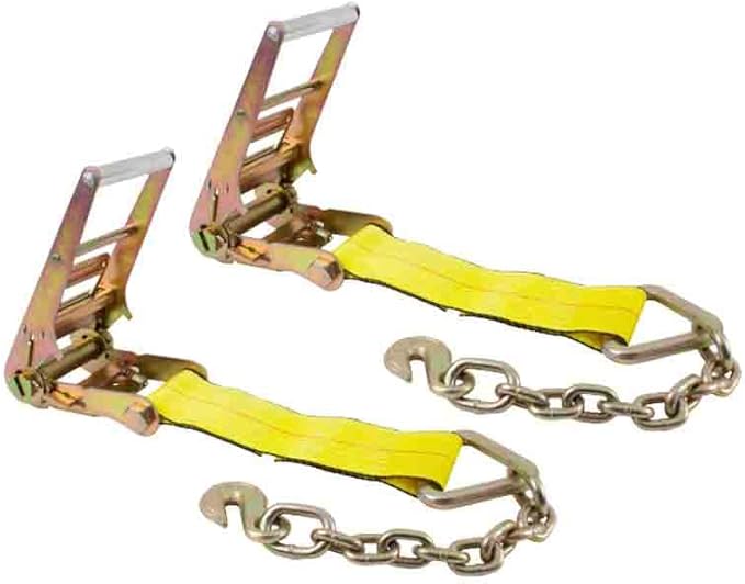 Mytee Products (2 Pack 4" Ratchet w/Chain Anchor (No Strap)