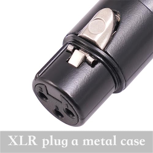 3FT Female XLR to USB C Mic Link Converter Cable, Plug and Play Mic Adapter for iPhone 15 ipad pro Samsung Huawei Google USB Type C Devices Connect Microphone