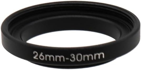 26mm to 30mm Step-Up Adapter Ring, Metal Filter Thread Converter for ND/UV/CPL Lens Filters, Camera Accessories