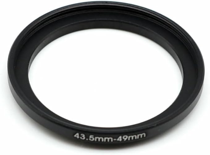43.5-46/49/55/58mm Step Up & Step Down Rings Adapter for Lens and Filter 43.5-49 Filter Adapter Ring 43.5mm Lens to 49mm Filters
