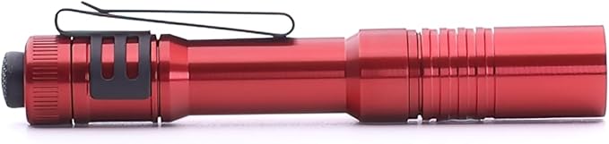 Streamlight 66605 MicroStream USB 250-Lumen 1150-Candela EDC Ultra-Compact Flashlight with Rechargeable Battery, Easy-Open Box, Red