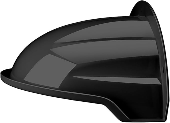 OWOKISO Universal Security Camera Sun Rain Cover Shield - Length 11.4", Width 8.0", Height 6.2" - Weatherproof Protective Roof for Dome/Bullet Outdoor Cameras (Black, 1Pack)