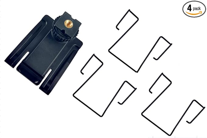 Hot Shoe Mount Adapter with 1/4"-20 Thread for Sony UWP-D11 UWP-V1 UWP-D21, Saramonic U9, Boya for DSLR Camera, Wireless Microphone, Video Camera