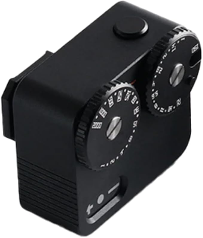 Light Meter II Cold Shoe for DSLR Film Camera Light Meter 12 Shutter Speed Photography Replacement Parts Accessories (Black)