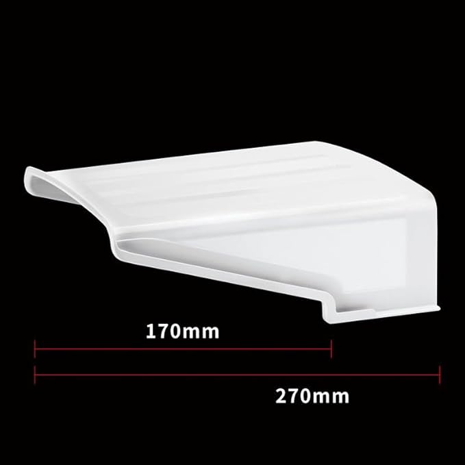 Square CCTV Security Camera Sun & Rain Shield - Universal Waterproof Protective Cover for Outdoor Surveillance Cameras (Hikvision/Nest/Ring/Arlo/Dome/Bullet/LED Lights Protective Roof)