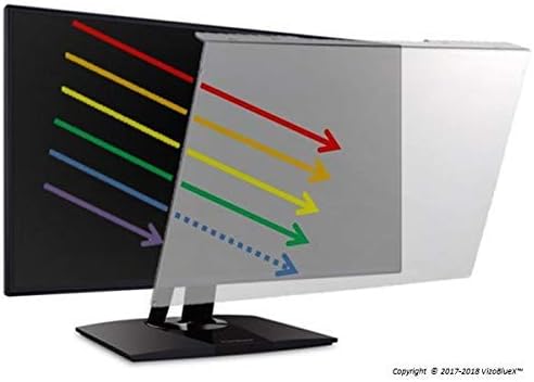 VizoBlueX 25-26 inch Anti-Blue Light Filter for Computer Monitor. Blue Light Monitor Screen Protector Panel (23.6 x 14.4 inch). Blocks Blue Light 380 to 495 nm. Fits LCD, TV and PC, Mac Monitors