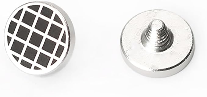 Grid Pattern Camera Metal Shutter Button for FUJIFILM X100VI X100V X-T4 X-T3 X-E4 X-T50 X-T30II hot Shoe Cover Shutter Decorative Set (Aluminum Alloy-Shutter Decorative Button)