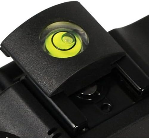 Anwenk Camera Flashlight Hot Shoe Cover with Bubble Spirit Level for Canon Nikon Panasonic Fujifilm Olympus Pentax Sigma DSLR/SLR/Evil Camera -Pack of 2