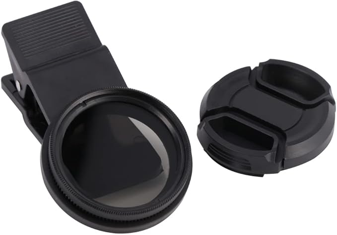 37mm CPL Phone Filter - Circular Polarizer Lens, Includes CPL Lens and Clip