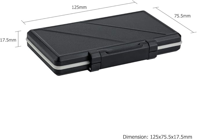 4 Slots M.2 2280 2260 2242 2240 2230 SSD Case,Water-Resistant & Anti-Shock M.2 NVMe 2280 SSD Card Holder for PC Desktop Laptop Internal Solid State Drive Protective Wallet Storage Organizer Box