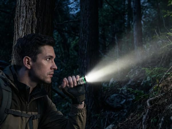 EverBrite 1000LM Small Flashlight, 5 Modes Zoomable Dual Power Flashlight, Mini Flashlights High Lumens, Rechargeable or AA Battery, Pocket Flashlight for Home, Emergency, Hiking, Camping