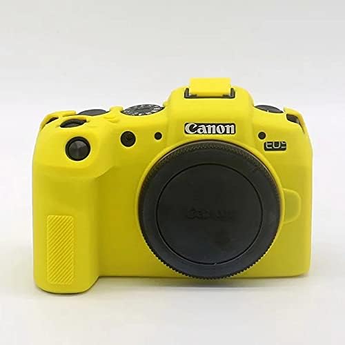 Professional Secure Silicone Camera Case Cover Housing Body Skin for Canon EOS RP Mirrorless Digital SLR Camera (Yellow)