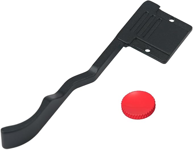 A7CII A7CR Metal Thumb Up Grip for Sony A7C II A7C R A7C2 Digital Camera Hot Shoe Thumb Hand Grip with Camera Shutter Button Accessories (Black)