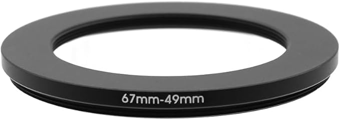 67-46/49/52/55/58/62/67/72/77/82/86/95/105mm Step Up & Step Down Rings Adapter for Camera Lens and Filters 67-49 Filter Adapter Ring 67mm Lens to 49mm Filters
