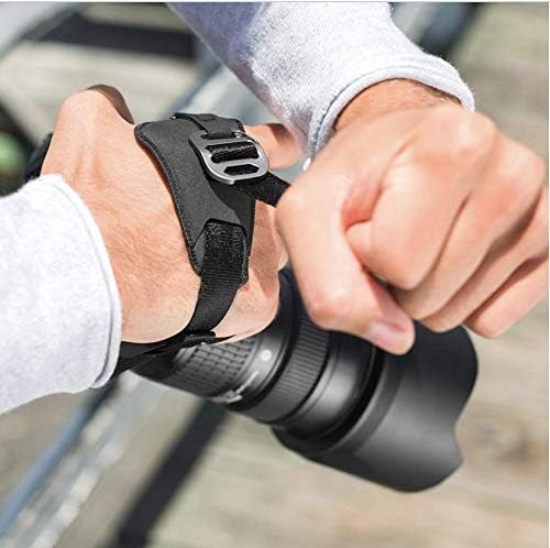 Peak Design Clutch Camera Hand Strap, Compatible with Any DSLR or SLR Body, Small, Sleek and Durable, Quick Release, Adjustment and Connection, Camera Straps for Photographers, 200 lb Capacity