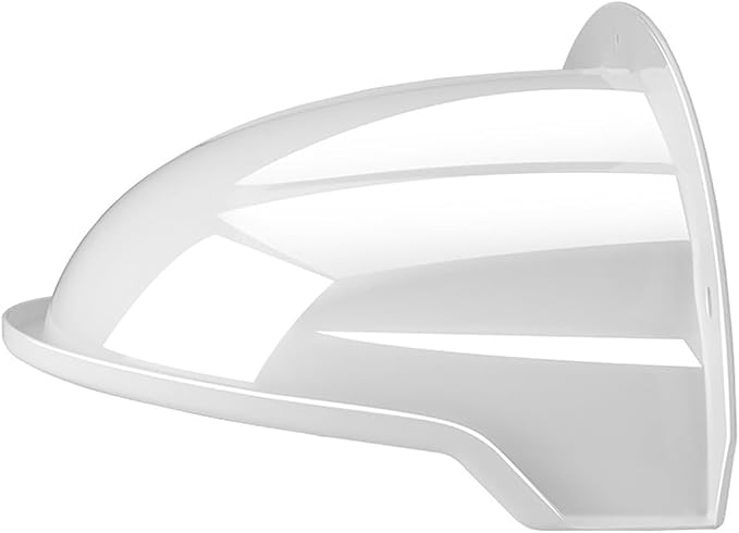 OWOKISO Universal Security Camera Sun Rain Cover Shield - Length 11.4", Width 8.0", Height 6.2" - Weatherproof Protective Roof for Dome/Bullet Outdoor Cameras (White, 1Pack)