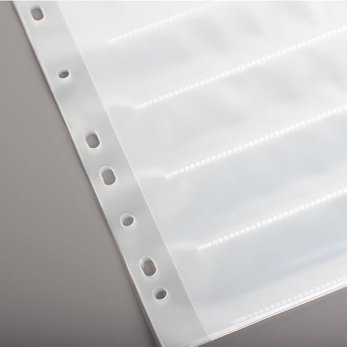 eTone 35mm Film Negative Storage Sleeves, Archival Quality Polyethylene, 25.5x29.2cm, 7 Strips of 6 Frames, Pack of 20