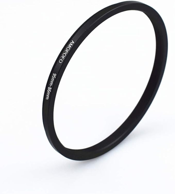 95 to 86mm Metal Ring/95mm to 86mm Step Down Rings Filter Adapter for UV,ND,CPL,Metal Step Down Rings,Compatible with All 95mm Camera Lenses & 86mm Accessories