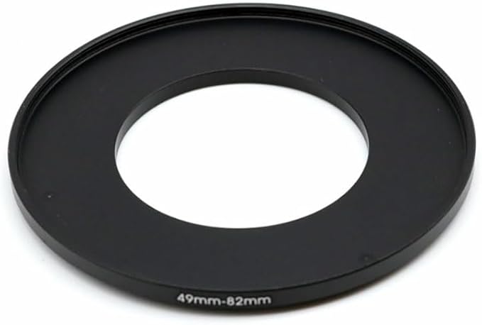 49-30/37/40.5/43/46/48/49/52/55/58/62/67/72/77/82mm Step Up & Step Down Rings Adapter for Lens and Filter 49-82 Filter Adapter Ring 49mm Lens to 82mm Filters