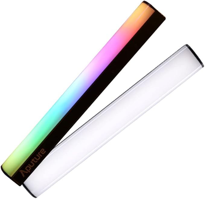 Aputure MT Pro Full-Color Mini LED Tube Light, 36 Pixels RGBWW Handheld Stick Photography,Support Magnetic Attraction,4200mAh Rechargeable Light Stick for Video Shooting,Vlog, YouTube, TikTok