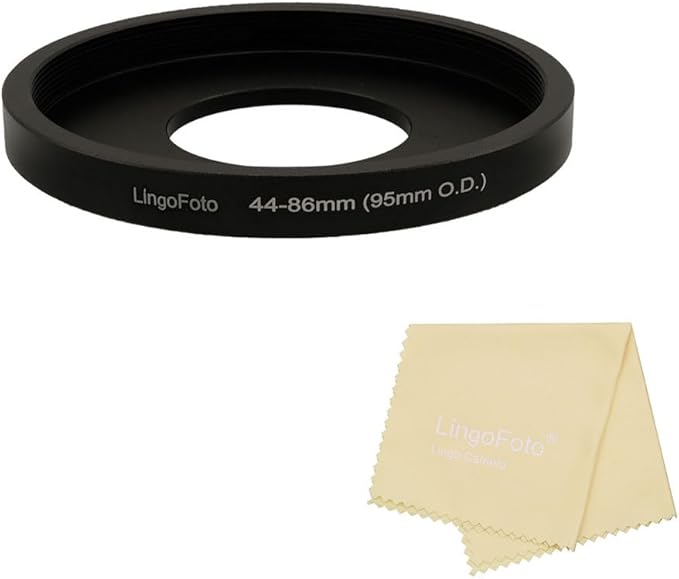 Lens Matte Box Adapter 44-86mm Step up Ring for 44mm Camera Lens to 95mm OD Matte Box Lens Mount (44-86/95mm)