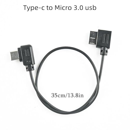 for canon 5d4 release cable nk d850 cable Dji Ronin R cable to-Rs2 rsc2 rs3 rs4 Handheld stabilizer camera connection cable d850 camera control cable/shutter release connection cable (Micro 3.0-USB)