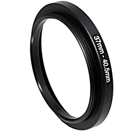(2 Pcs) Fotasy 37-40.5MM Step-Up Ring Adapter, 37mm to 40.5mm Step Up Filter Ring, 37mm Male 40.5mm Female Stepping Up Ring for DSLR Lens & ND UV CPL Infrared Filters