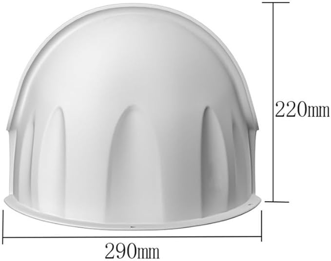 Universal Sun Rain Shield for Outdoor CCTV Cameras - Anti-Glare Weather Cover, Protects Cover for Nest/Ring/Hikvision/Dome/Bullet Cameras, White ABS Plastic