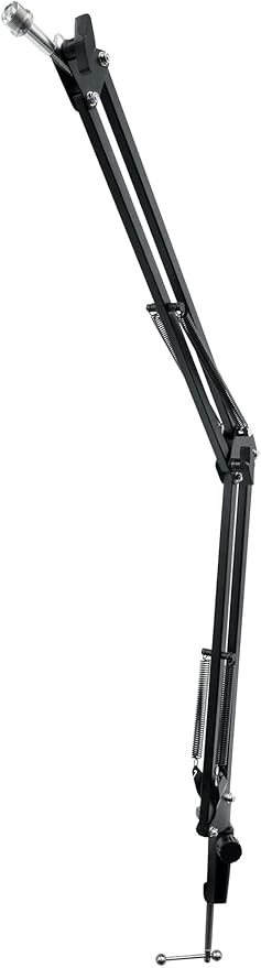 Rockville Microphone Boom Arm Studio Podcast USB Mic Stand+Desk Clamp (30")