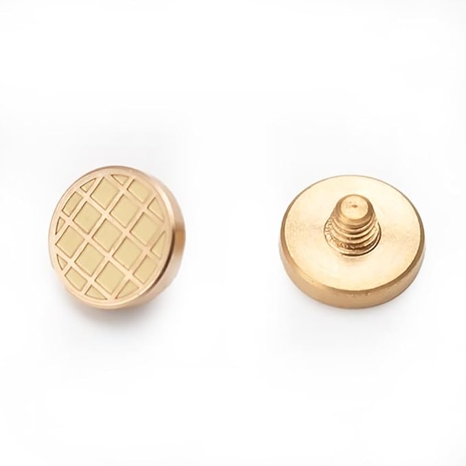 Grid Pattern Camera Metal Shutter Button for FUJIFILM X100VI X100V X-T4 X-T3 X-E4 X-T50 X-T30II hot Shoe Cover Shutter Decorative Set (Copper Alloy-Shutter Decorative Button)