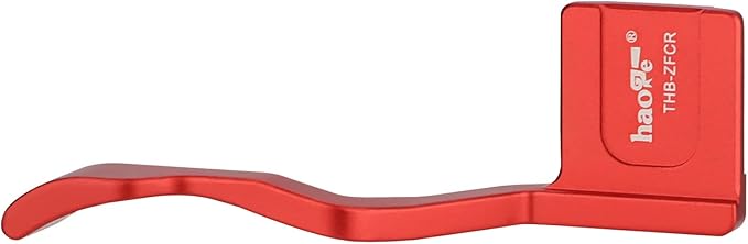 Haoge THB-ZFCR Thumb Up Rest for ZFC Camera Hand Grip Metal Hot Shoe Z fc Accessories Red