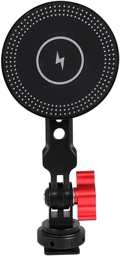 Magnetic Wireless Charger Mobile Phone Holder Stand Tripod Adapter Mount for Magnet Bracket (Charger Combo)