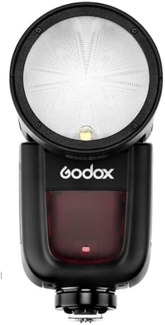 Godox V1-F Flash Speedlite for Fujifilm, 76Ws 2.4G X Wireless TTL 1/8000 HSS Speedlight, 1.5s Recycle, 480 Full Power Flashes with Rechargeable Battery