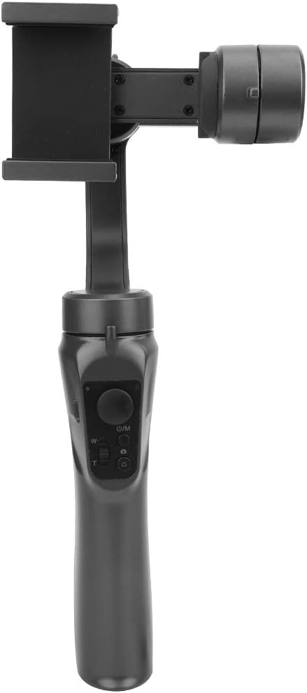 Asixxsix Face Recognition 3‑Axis Stabilizer, 3‑Axis Phone Stabilizer, Panoramic Mode Smart Tracks for Streaming Media