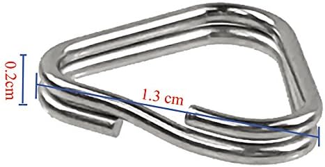 Foto&Tech 4 Pieces Lug Ring Camera Strap, Triangle Split Ring Hook, Compatible with Fujifilm Lecia Nikon Canon Sony Olympus Pentax Panasonic SLR RF Mirrorless Camera (Regular)