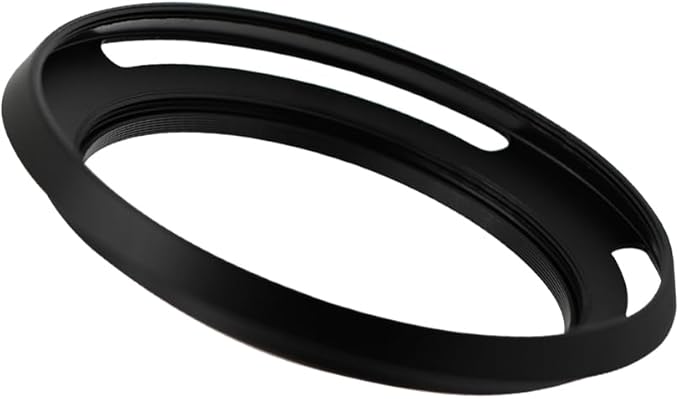 82mm Hollow Lens Hood 82mm Screw in Curved Vented Lens Hood 82mm Metal Lens Hood for 82mm Lens Hood Wide(Black)