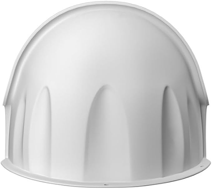 Universal Sun Rain Shield for Outdoor CCTV Cameras - Anti-Glare Weather Cover, Protects Cover for Nest/Ring/Hikvision/Dome/Bullet Cameras, White ABS Plastic