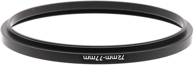 72-49/52/55/57/58/62/67/72/74/77/82/86/95/105mm Step Up & Step Down Rings Adapter for Camera Lens and Filters 72-77 Filter Adapter Ring 72mm Lens to 77mm Filters