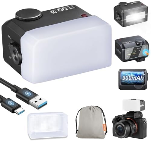 GODOX IT30Pro C GN15 IT30 Pro C IT30ProC IT30Pro-C TTL Mini Flash Kit for Canon with White Diffuser HSS 1/8000s 2.8" Full-Color Touchscreen(Black)——Godox Authorized Distributor