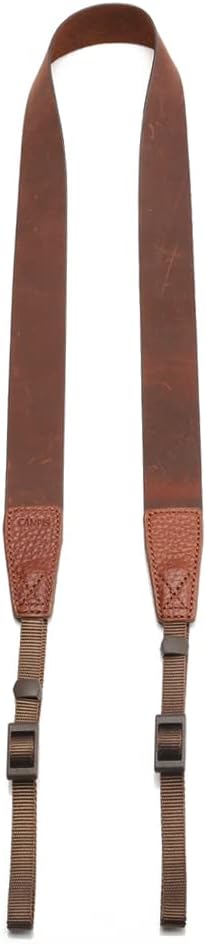 CANPIS Crazy Horse Leather Camera Strap,Vintage Camera Strap,Adjustable Camera Neck Shoulder Strap for Photographers