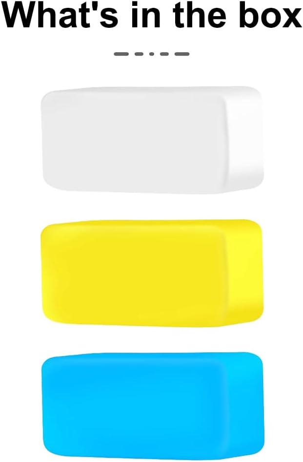 INVINEEX 3-Pack Flash Diffuser Kit for Godox IM30 Only - Soft Light Modifier with White/Yellow/Blue Diffuser (Compatible with Godox IM30 Flash Only)
