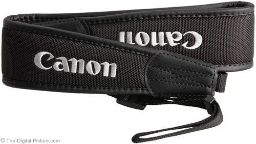 Canon 600X Light Weight Wide Padded Neck Strap Black
