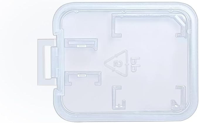 eTECH 10 Pack Clear Plastic SD/SDHC/SDXC/MicroSD/MicroSDHC/MicroSDXC Card Case Holder for SanDisk/Kingston/Transcend/Samsung (Plastic Case Only, Memory Card Not Included)