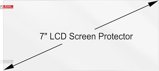 5PCS 7.1 inch LCD Screen Protector Film - Scratch-Resistant High Light Transmittance Protective Films for Phrozen Sonic Mini 8K/8KS Resin 3D Printer