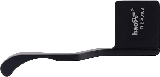 Haoge XS10B Metal Hot Shoe Thumb Up Rest Hand Grip for Fujifilm XS20 Fuji Fujinon XS10,Fuji XS-20,XS-10,XS-10,Camera Accessories Black