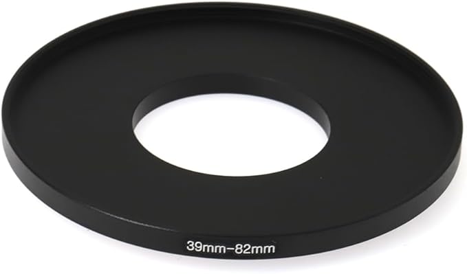 39-40.5/42/43/46/49/52/55/58/62/67/72/77/82mm Step Up & Step Down Rings Adapter for Camera Lens and Filters 39-82 Filter Adapter Ring 39mm Lens to 82mm Filters (39-82mm)