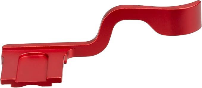 Metal Thumb Up Grip for for Fuji Fujifilm XT50 XT5 XT4 XT3 XT30 XT2 XT20 XT10 Digital Camera Hot Shoe Thumb Hand Grip Accessories (Red)